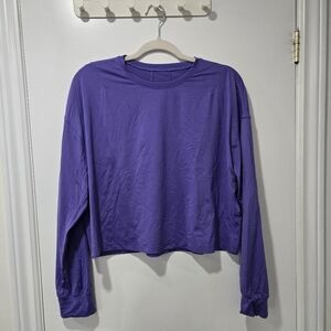 Lululemon Abrasion-Resistant Training Long Sleeve Shirt in Charged Indigo